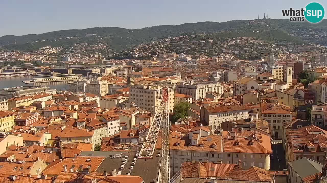 Live-Webcam Triest – Panorama der Stadt, des Golfs, der Seestation und des Schlosses Miramare