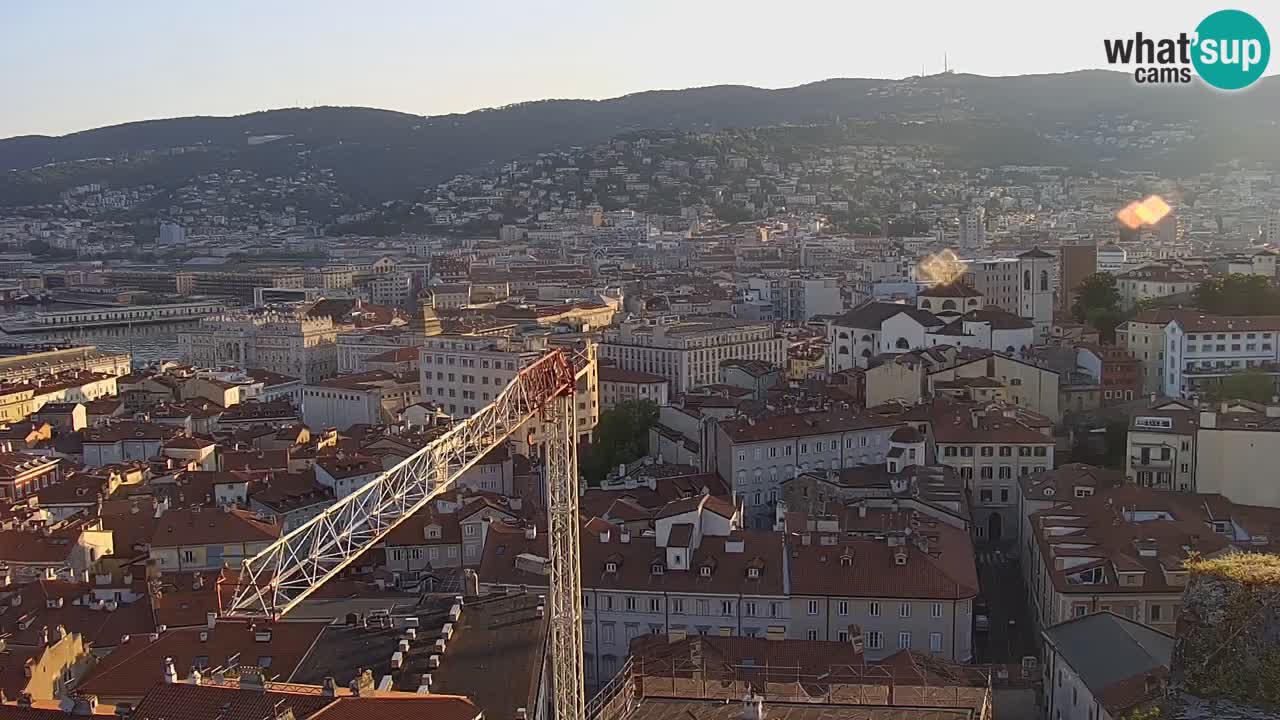 Webcam Trieste –  Vista desde el santuario Monte Grisa