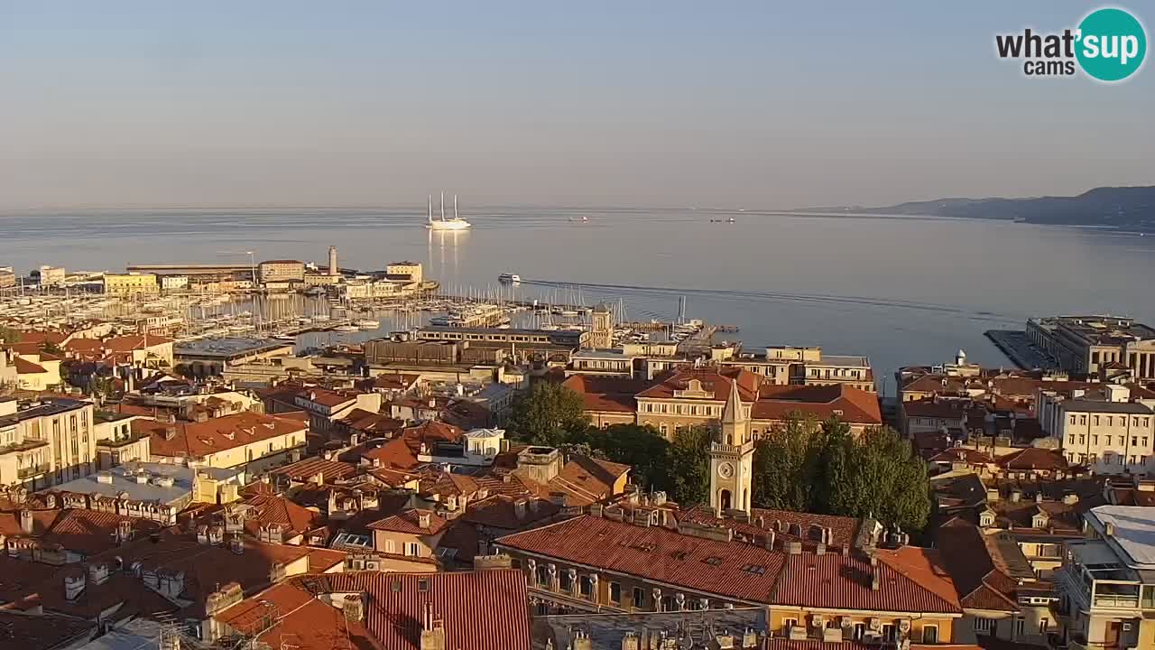 Webcam Trieste –  Vista desde el santuario Monte Grisa