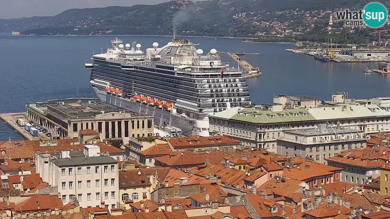 Webcam Trieste –  Vista desde el santuario Monte Grisa