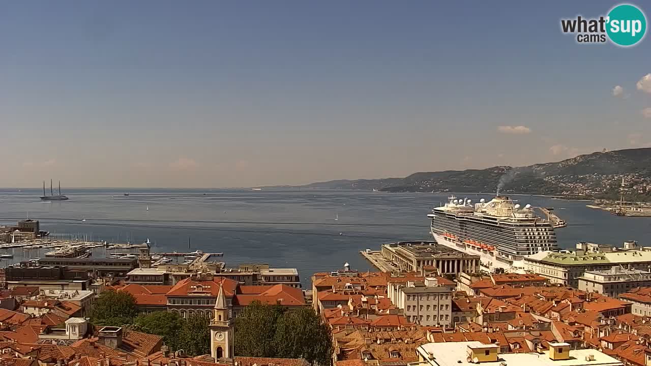 Webcam Trieste – Vue du sanctuaire Monte Grisa