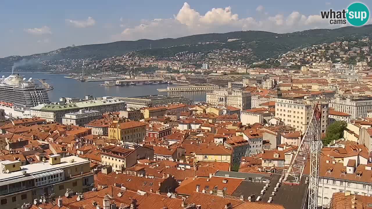 Web kamera Trst – pogled sa svetišta Monte Grisa