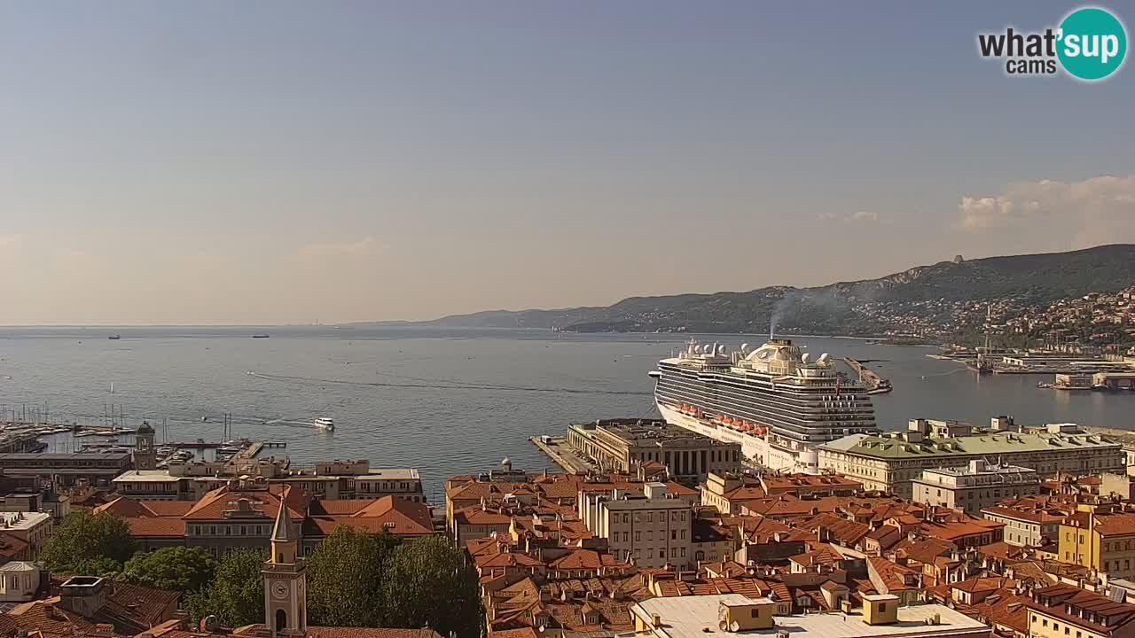 Webcam Trieste – Vue du sanctuaire Monte Grisa