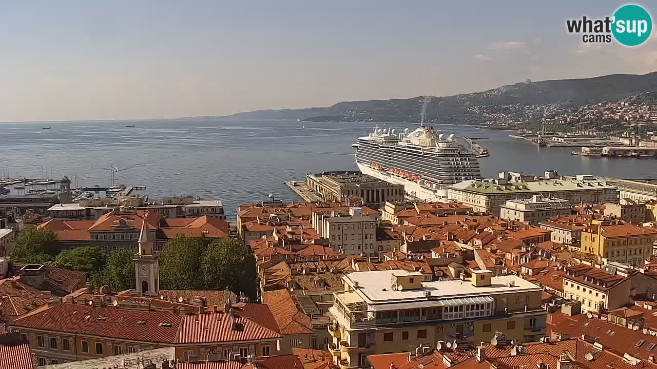 Web kamera Trst – pogled sa svetišta Monte Grisa