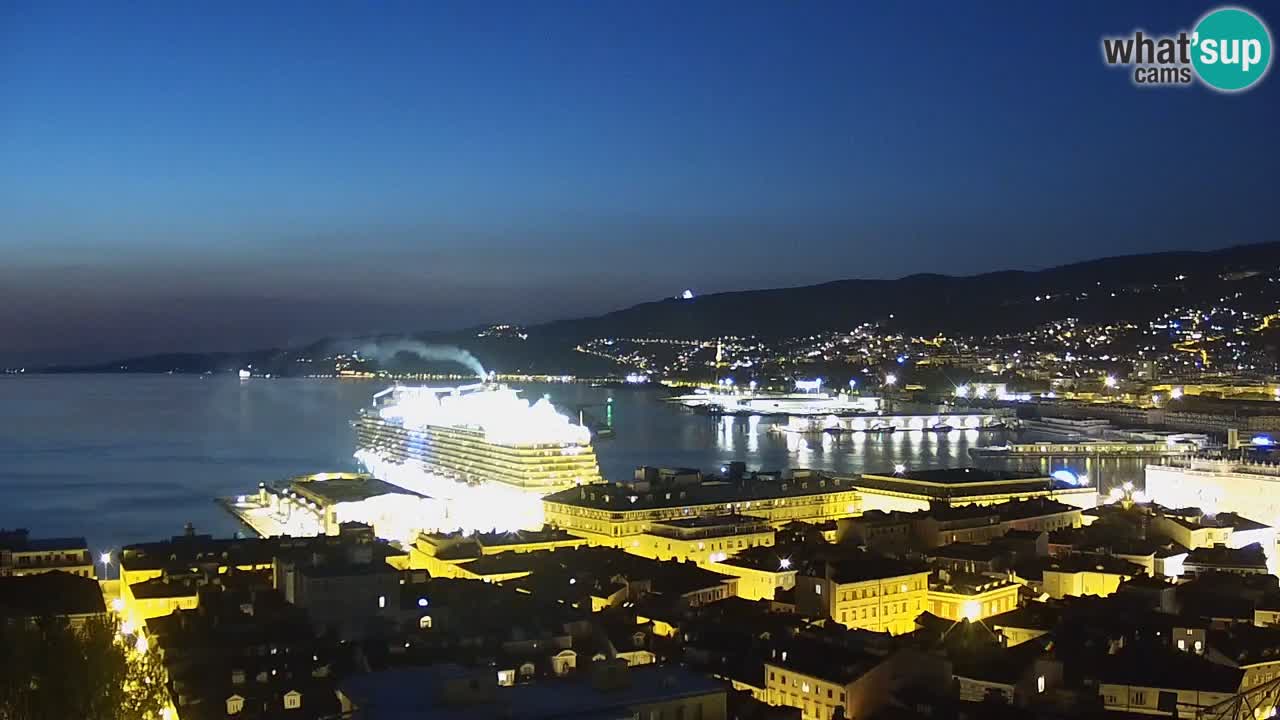 Webcam Trieste – Vue du sanctuaire Monte Grisa