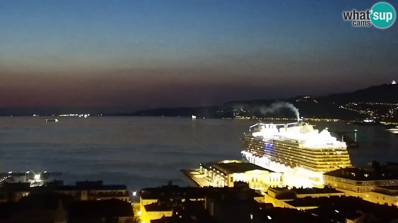 Web kamera Trst – pogled sa svetišta Monte Grisa