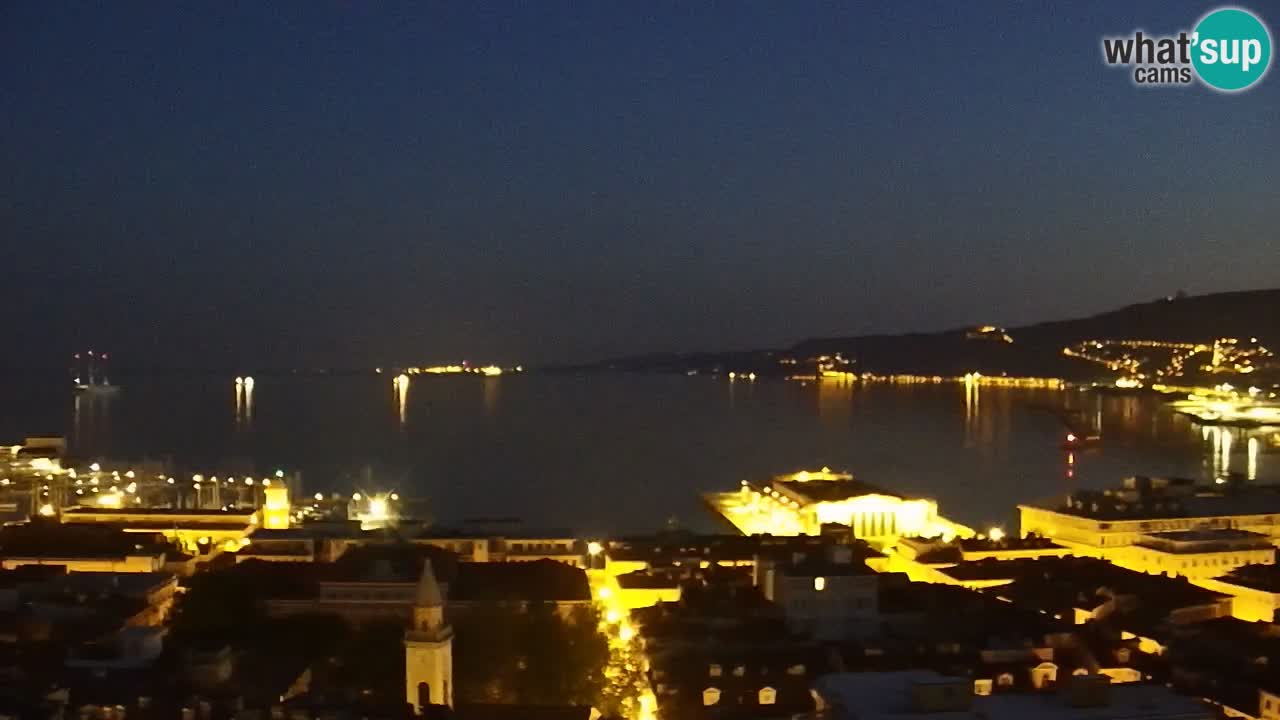 Webcam Trieste –  Vista desde el santuario Monte Grisa