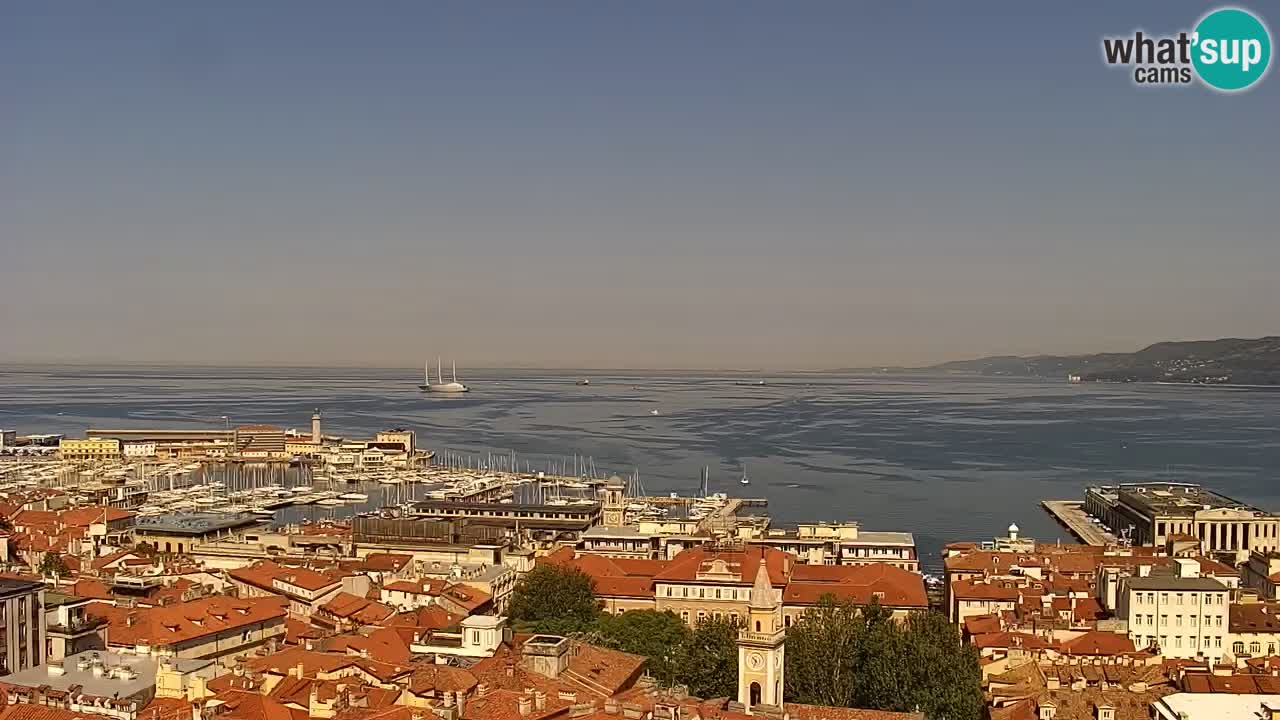 Web kamera Trst – pogled sa svetišta Monte Grisa