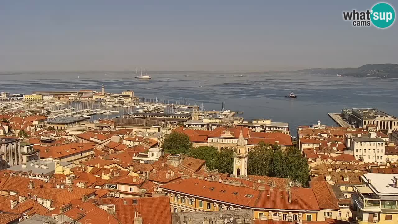 Webcam Trieste –  Vista desde el santuario Monte Grisa