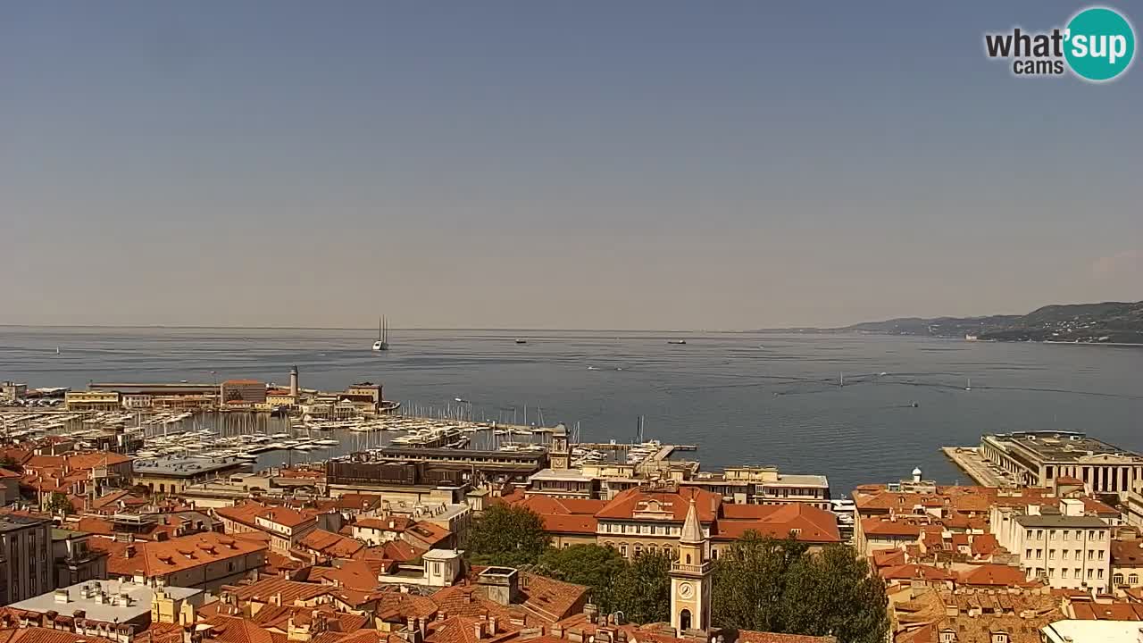 Webcam Trieste –  Vista desde el santuario Monte Grisa