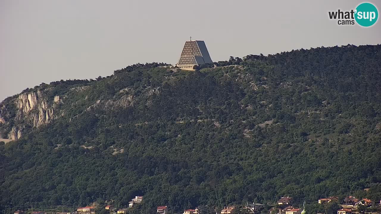 Live webcam Trieste – Panorama of the city, the Gulf, the maritime station and the Miramare castle