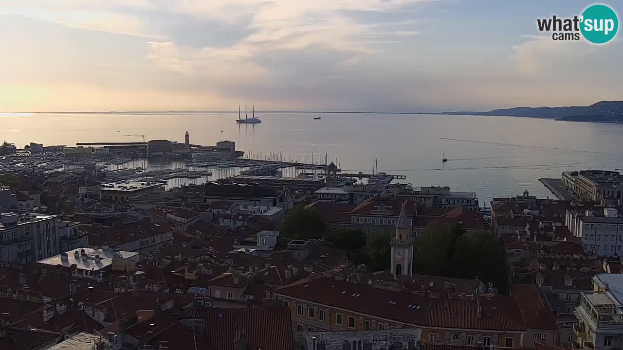 Webcam Trieste – Vue du sanctuaire Monte Grisa