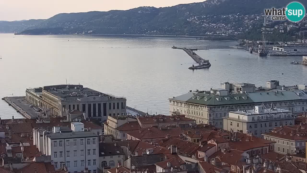 Webcam Trieste –  Vista desde el santuario Monte Grisa