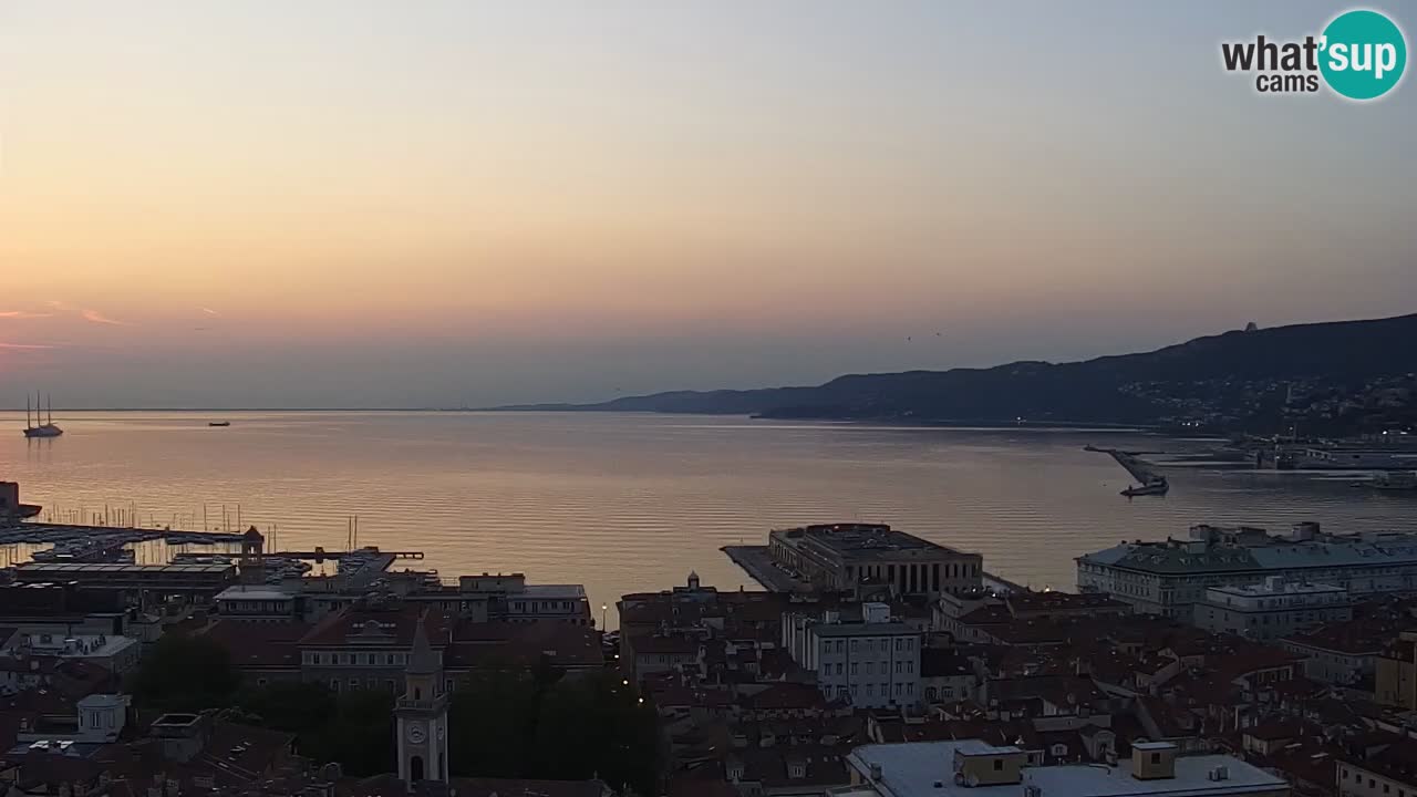 Web kamera Trst – pogled sa svetišta Monte Grisa
