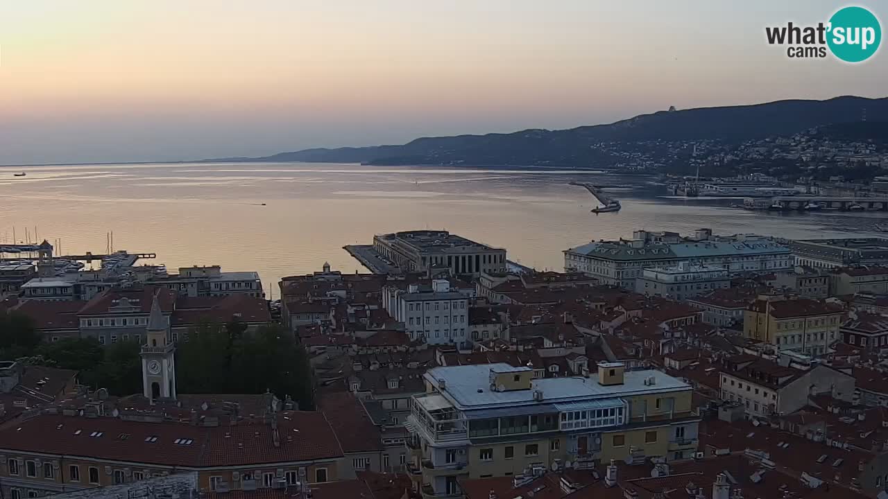 Webcam Trieste –  Vista desde el santuario Monte Grisa