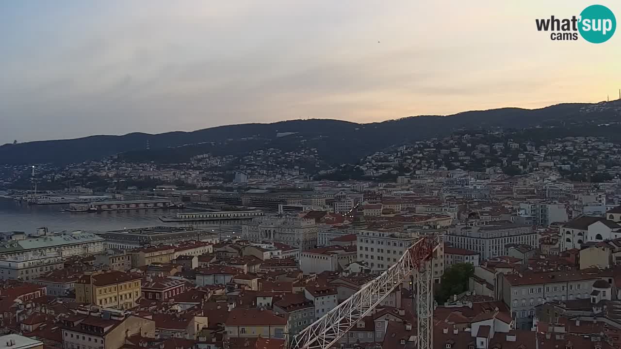 Live-Webcam Triest – Panorama der Stadt, des Golfs, der Seestation und des Schlosses Miramare