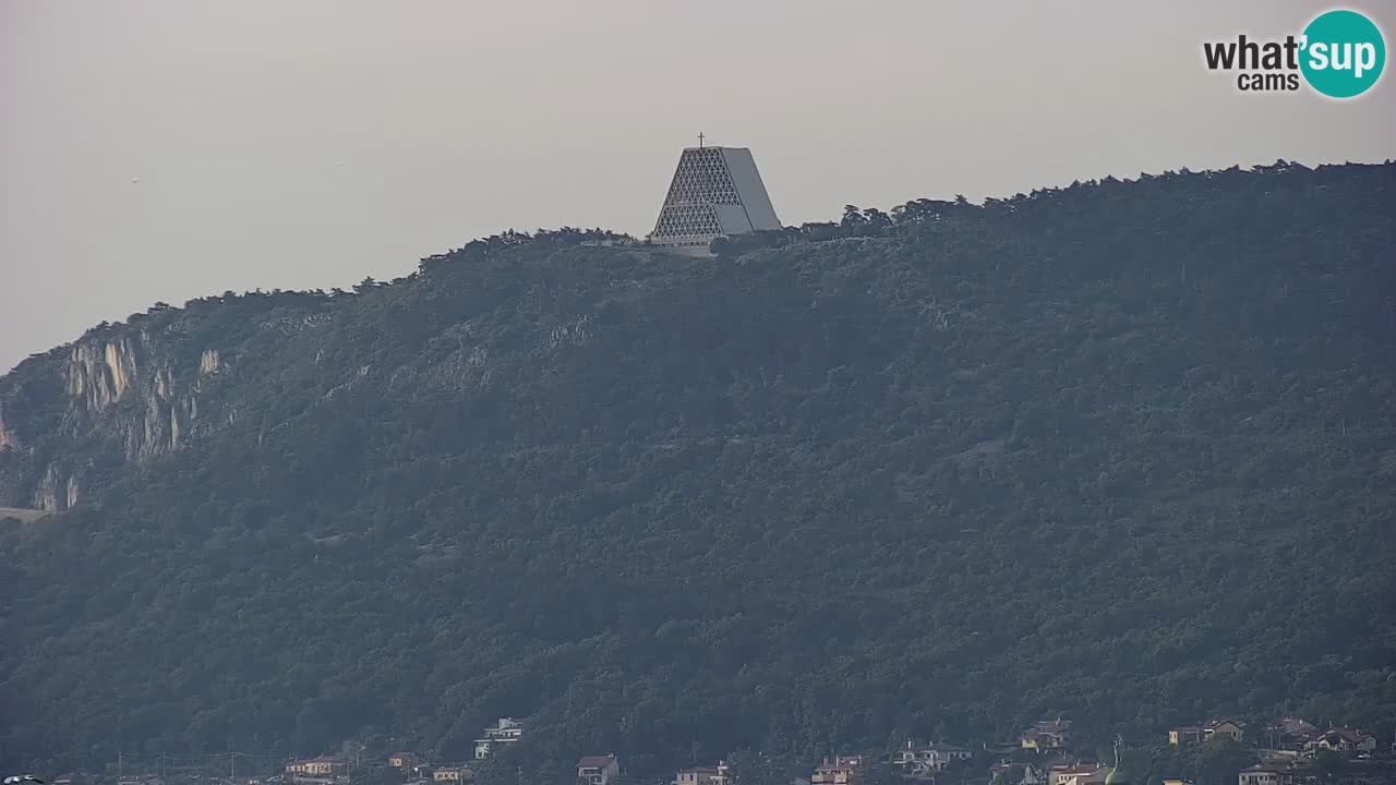 Live webcam Trieste – Panorama della città, del Golfo, stazione marittima e del castello di Miramare