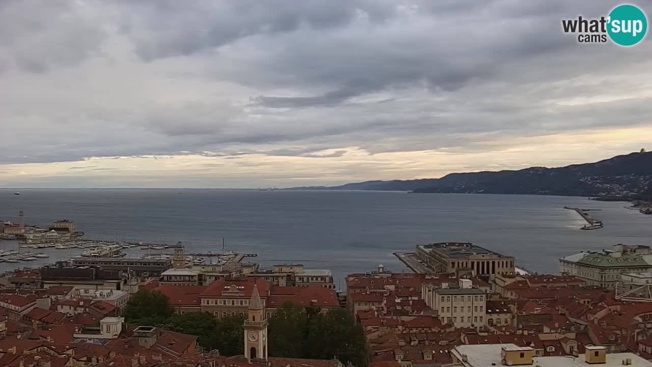 Webcam Trieste –  Vista desde el santuario Monte Grisa