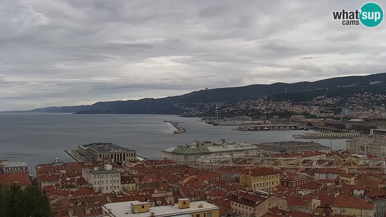 Webcam Triest – Blick vom Heiligtum Monte Grisa
