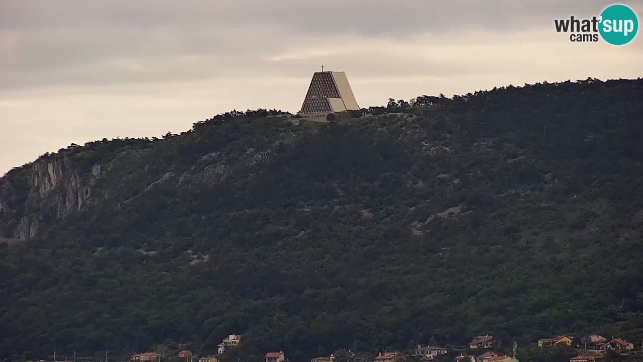 Live webcam Trieste – Panorama della città, del Golfo, stazione marittima e del castello di Miramare