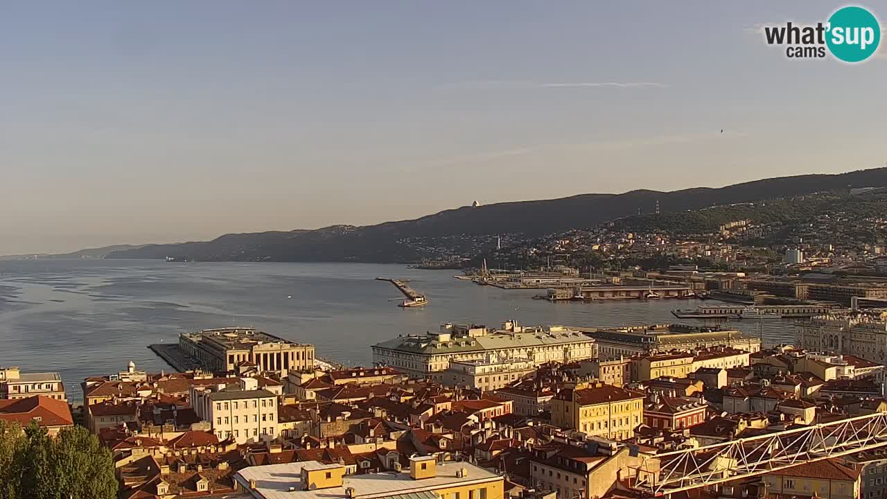 Webcam Triest – Blick vom Heiligtum Monte Grisa