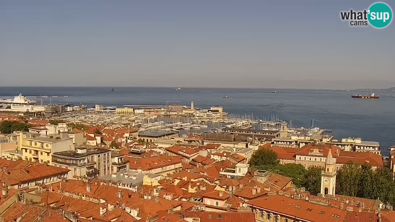 Webcam Trieste –  Vista desde el santuario Monte Grisa