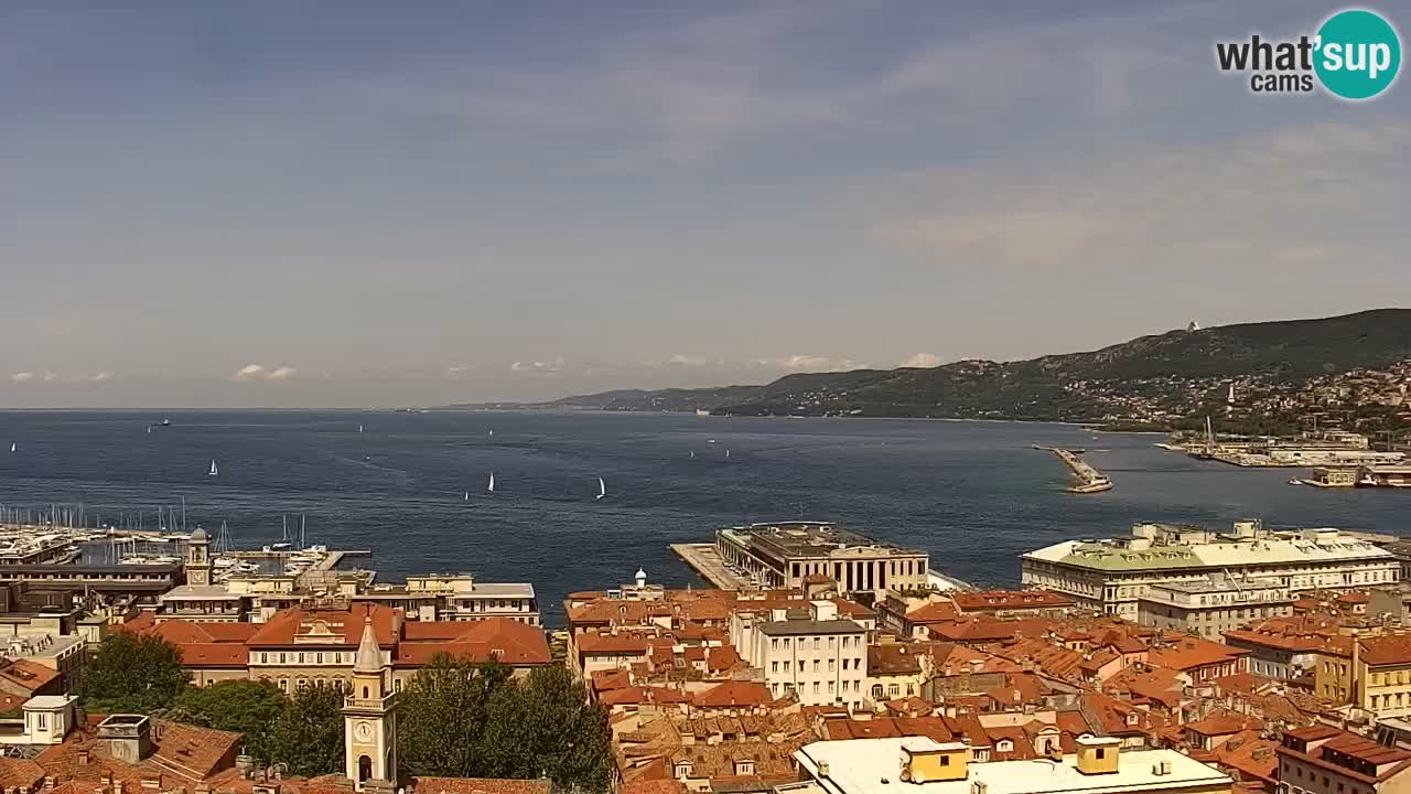 Webcam Trieste –  Vista desde el santuario Monte Grisa