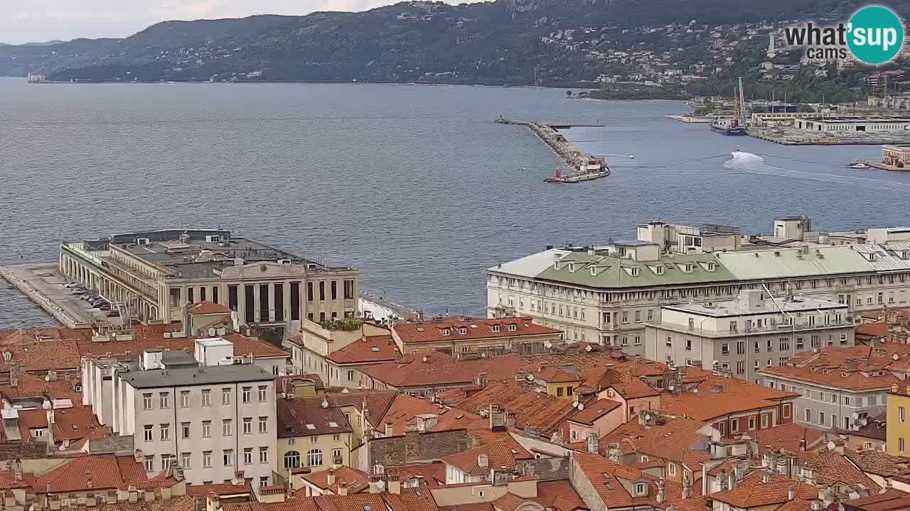 Spletna kamera Trst – pogled s svetišča Monte Grisa