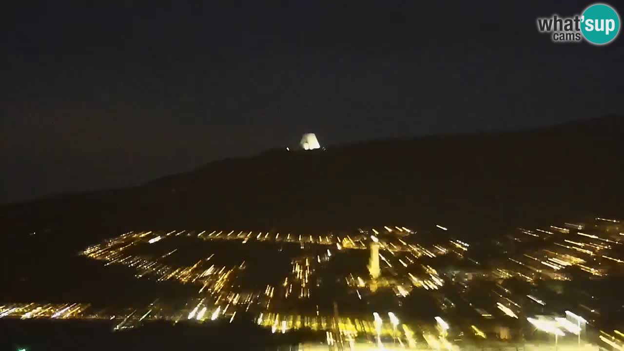 Webcam en vivo Trieste, ciudad, golfo, puerto y castillo de Miramare