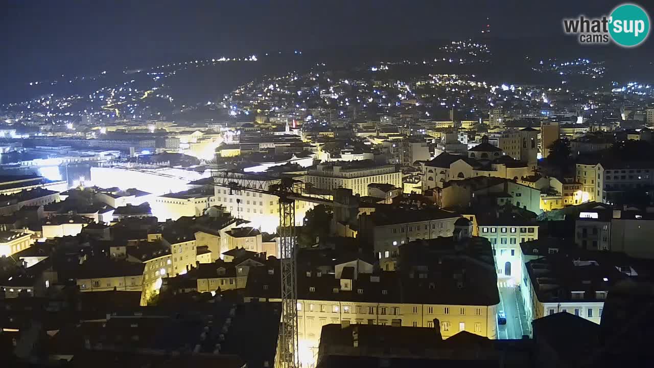 Webcam Trieste –  Vista desde el santuario Monte Grisa