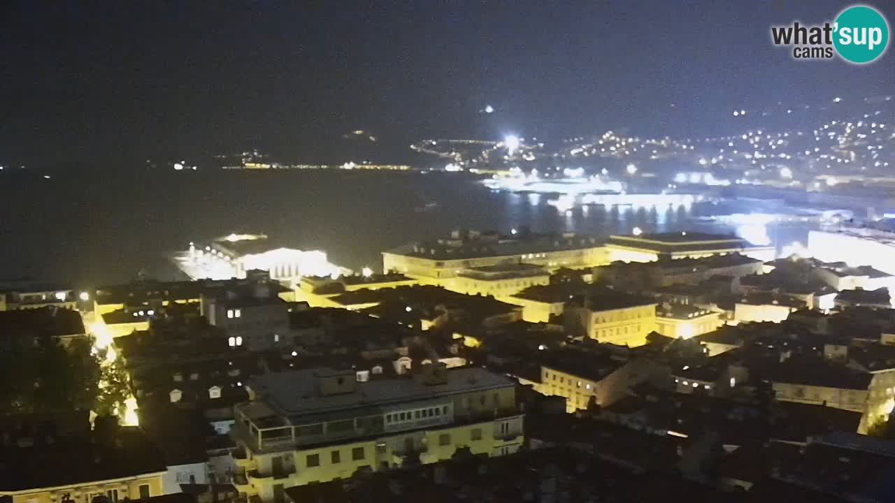 Webcam Trieste –  Vista desde el santuario Monte Grisa