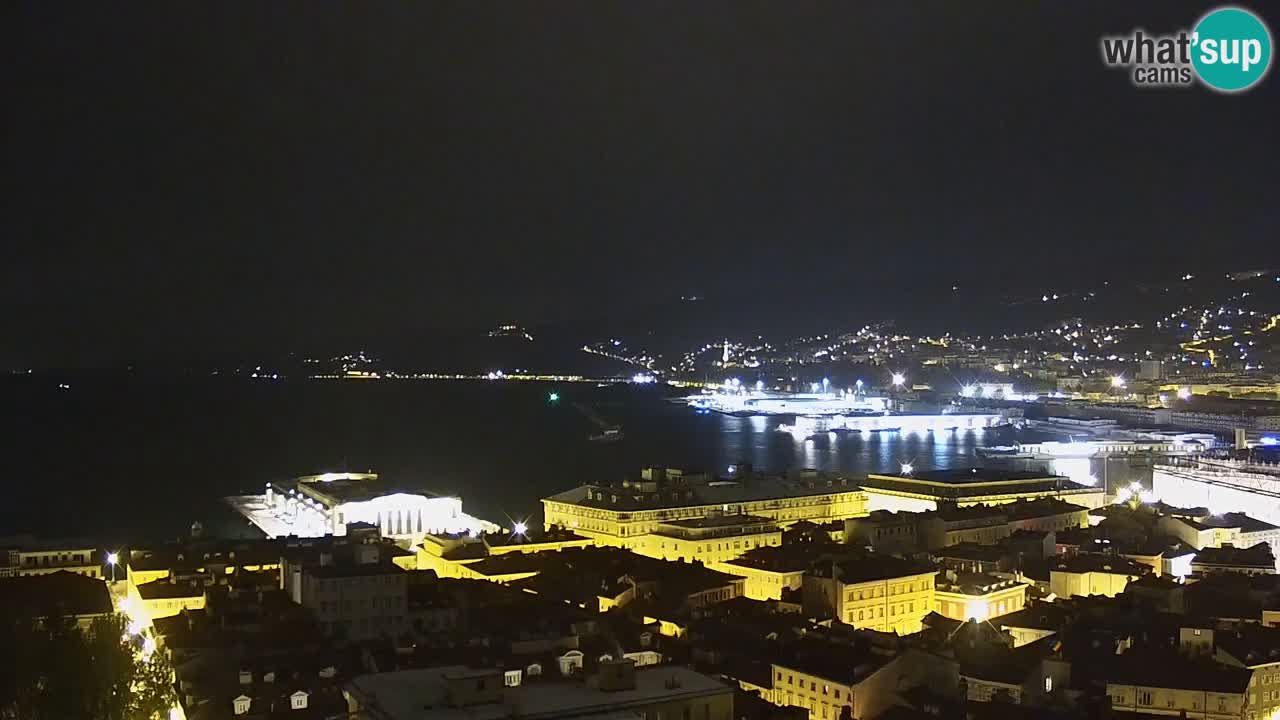Webcam Trieste –  Vista desde el santuario Monte Grisa