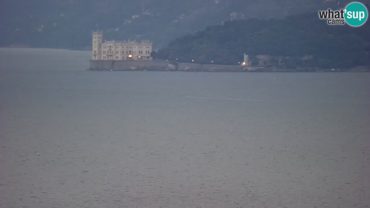 Webcam Trieste –  Vista desde el santuario Monte Grisa