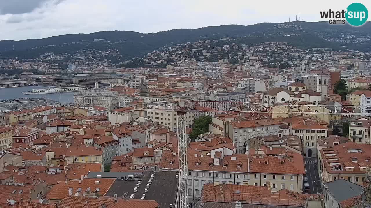 Webcam Trieste –  Vista desde el santuario Monte Grisa