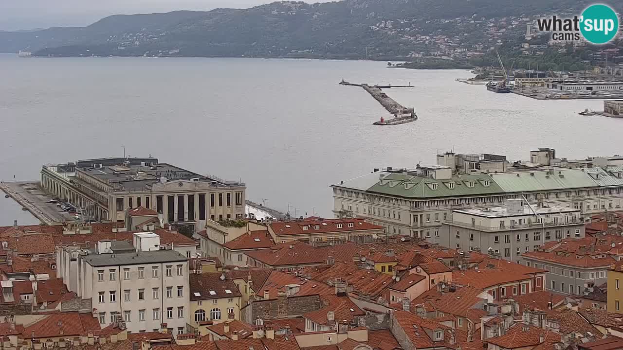 Webcam Trieste –  Vista desde el santuario Monte Grisa