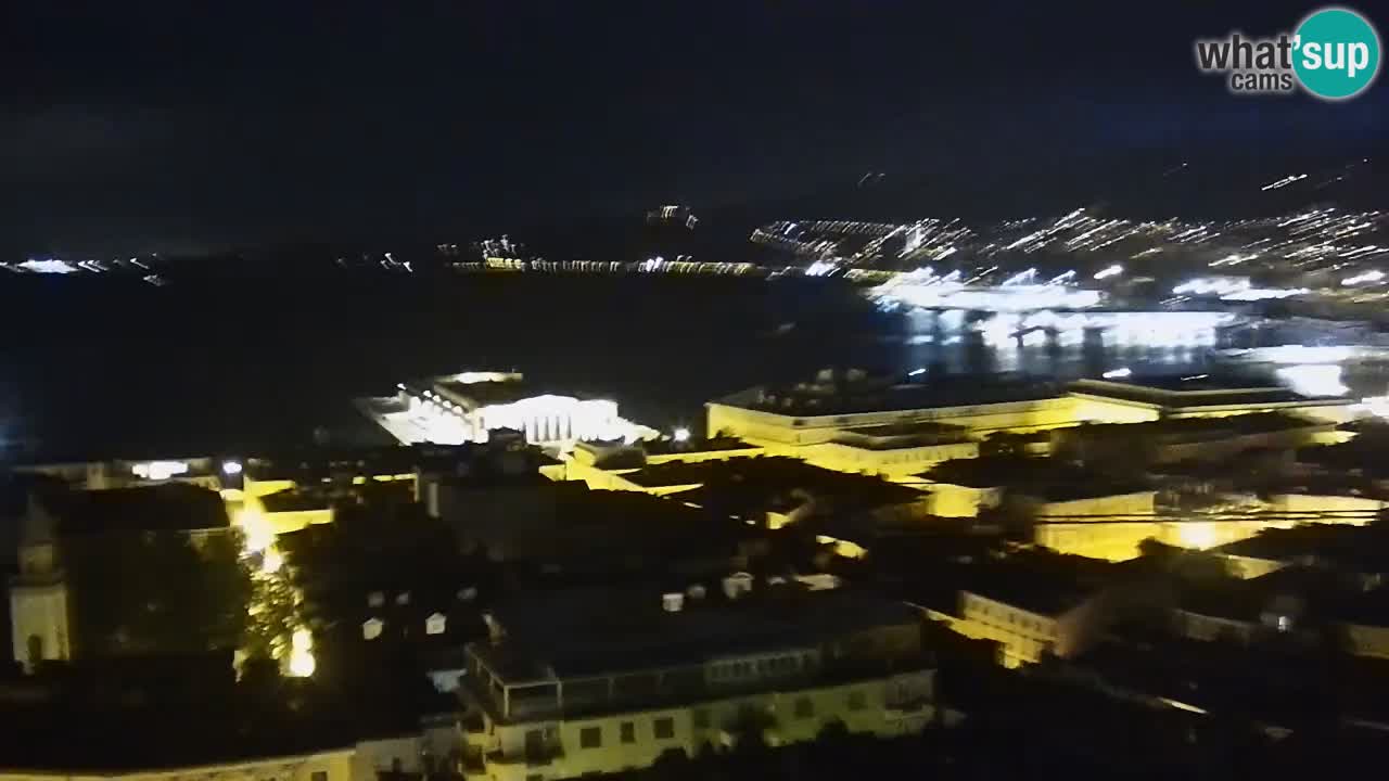 Spletna kamera Trst – pogled s svetišča Monte Grisa