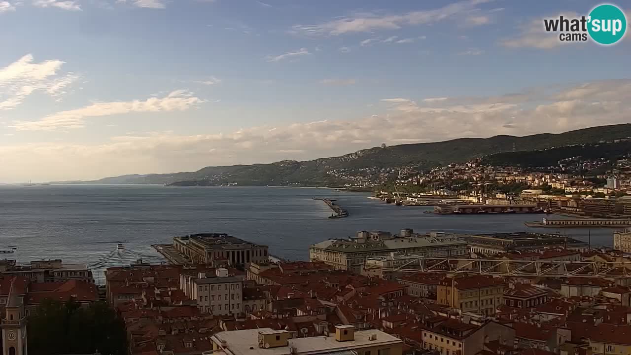 Spletna kamera Trst – pogled s svetišča Monte Grisa