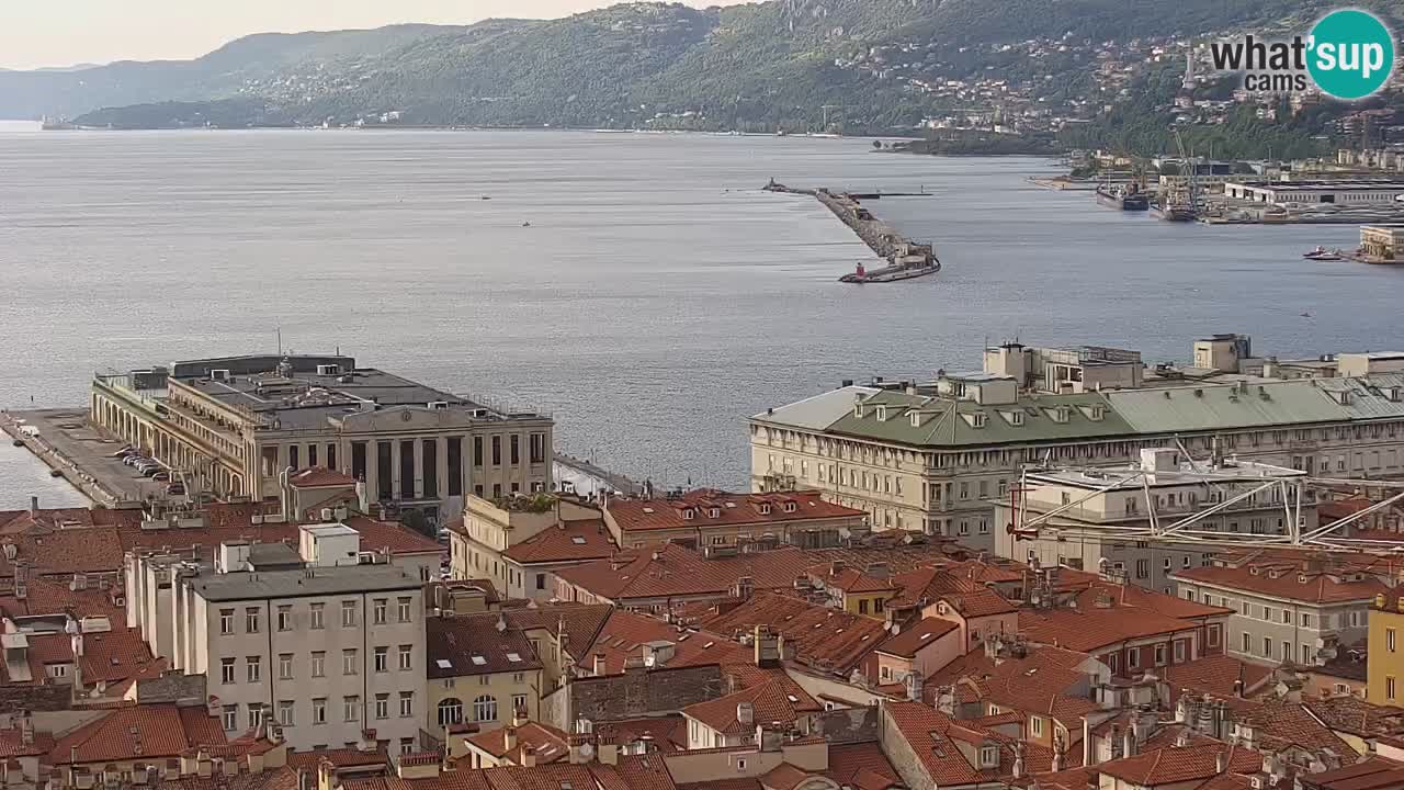 Webcam Trieste –  Vista desde el santuario Monte Grisa