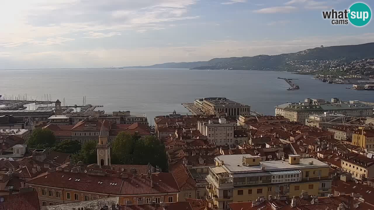 Webcam Triest – Blick vom Heiligtum Monte Grisa