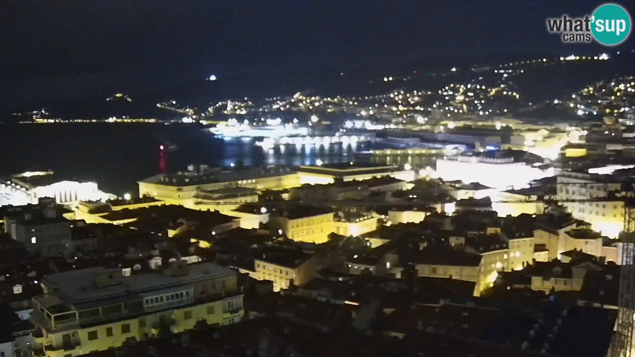 Web kamera Trst – pogled sa svetišta Monte Grisa