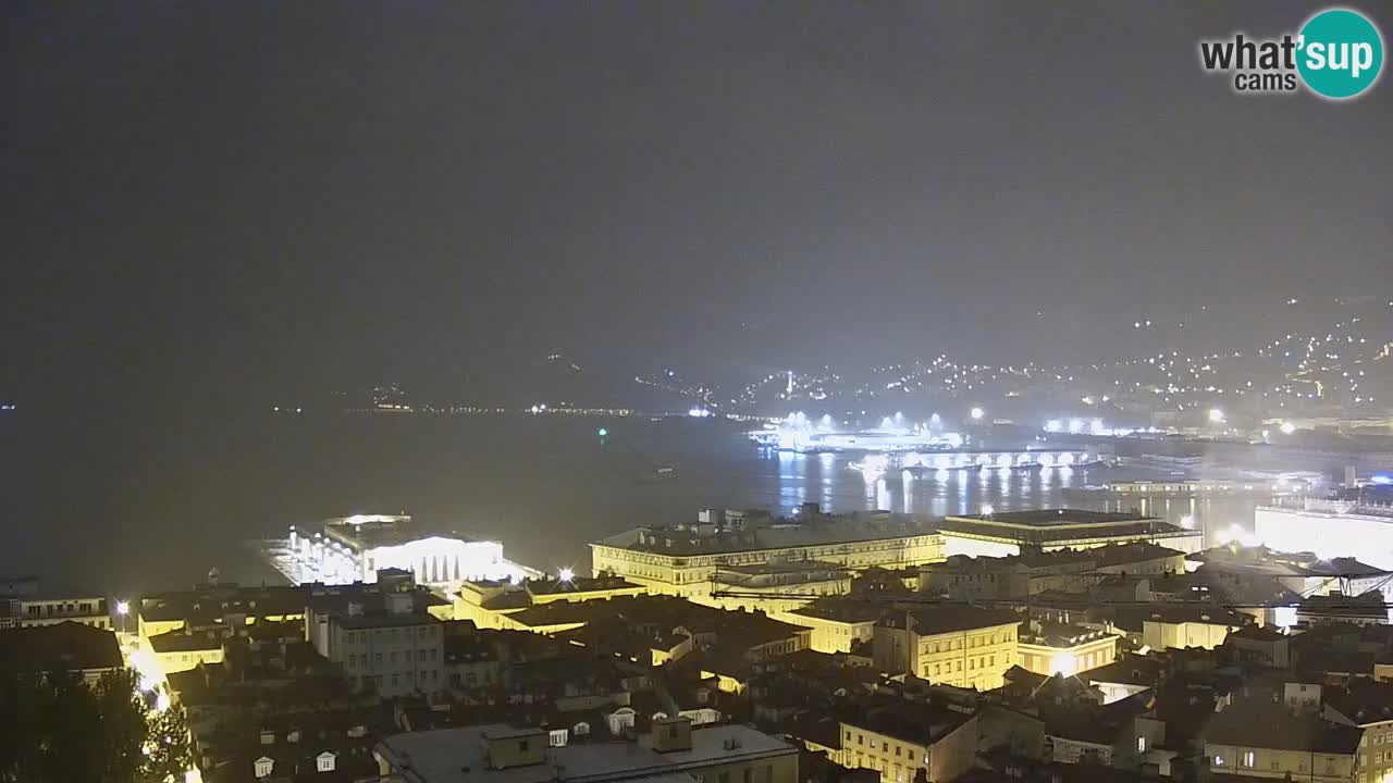 Webcam Trieste –  Vista desde el santuario Monte Grisa