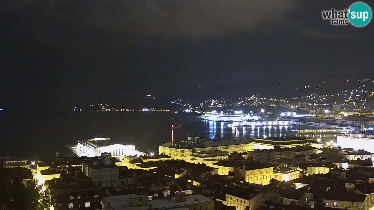 Webcam Trieste –  Vista desde el santuario Monte Grisa