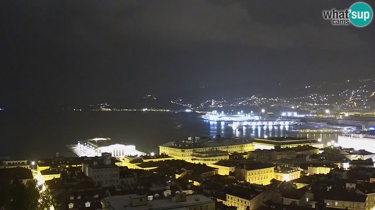 Spletna kamera Trst – pogled s svetišča Monte Grisa