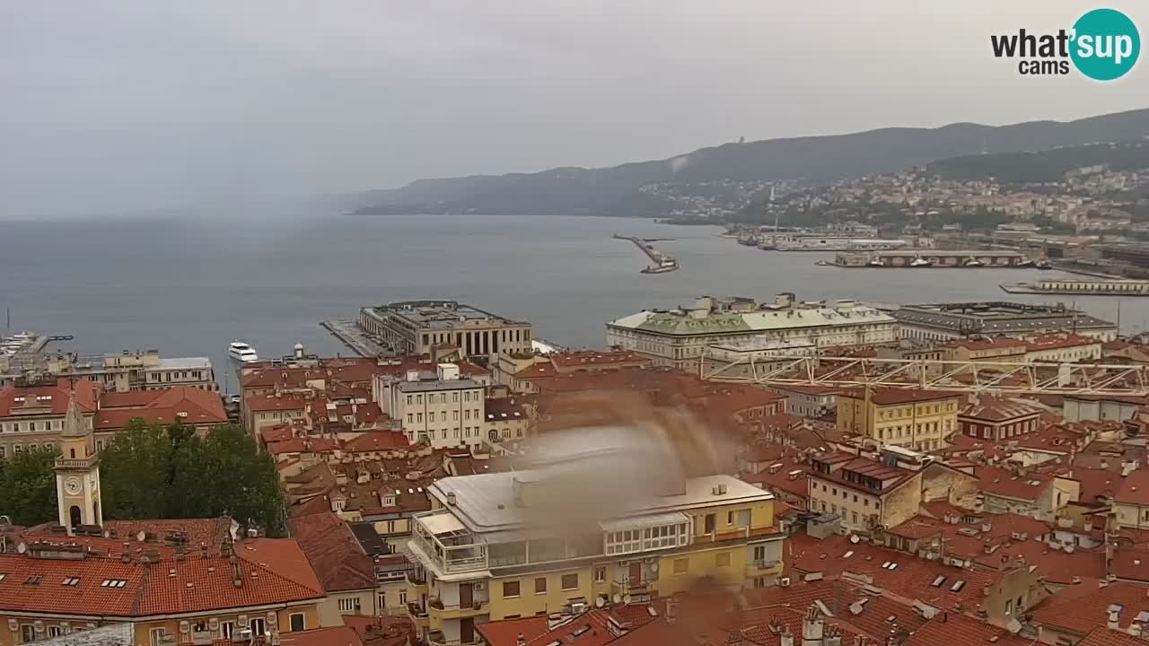 Webcam Trieste –  Vista desde el santuario Monte Grisa