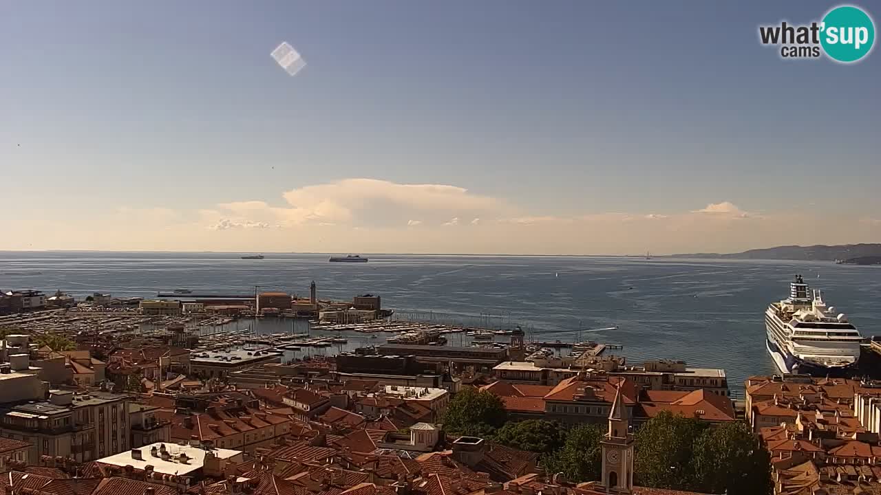 Spletna kamera Trst – pogled s svetišča Monte Grisa