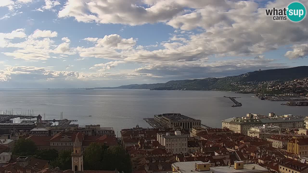 Webcam Triest – Blick vom Heiligtum Monte Grisa