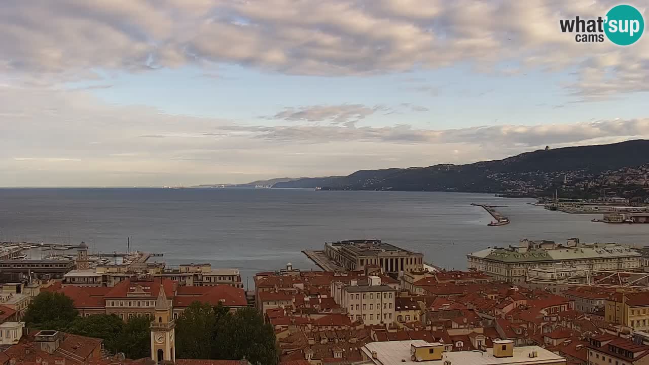 Webcam Triest – Blick vom Heiligtum Monte Grisa