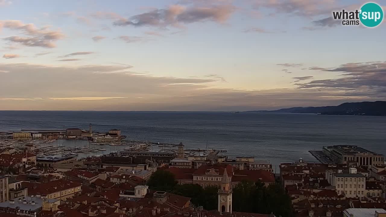Spletna kamera Trst – pogled s svetišča Monte Grisa