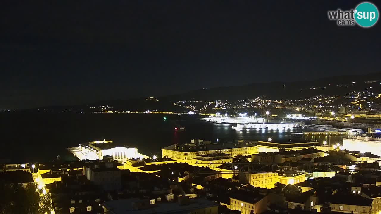 Spletna kamera Trst – pogled s svetišča Monte Grisa