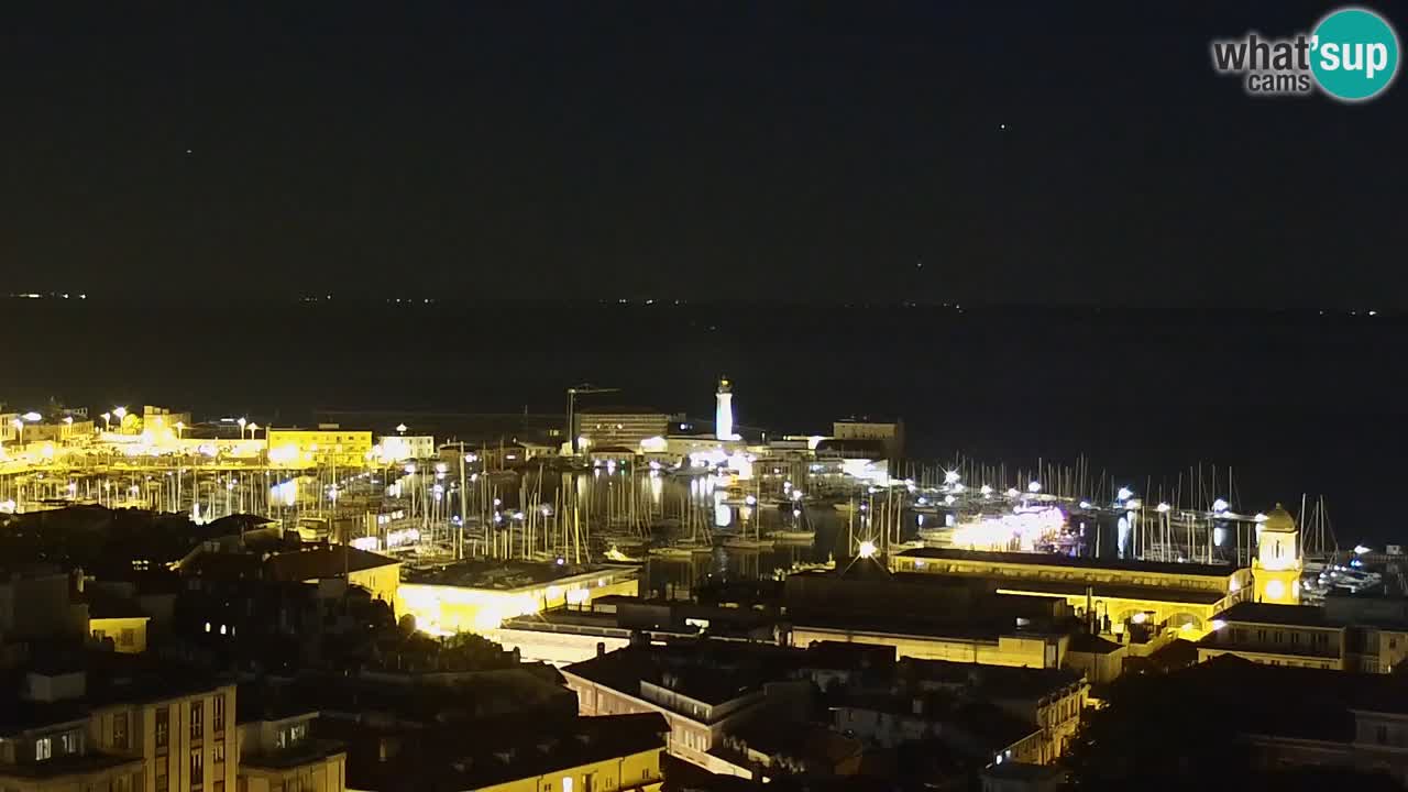 Webcam Triest – Blick vom Heiligtum Monte Grisa